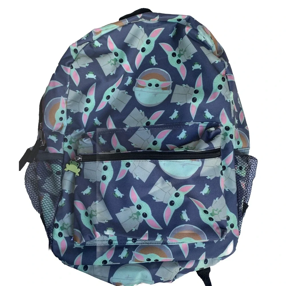 Bioworld Disney Star Wars Baby Yoda Mandalorian Backpack Full Size Book Bag